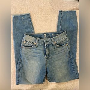 7 for all mankind Kimmie crop jeans